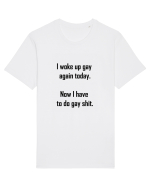 I woke up gay again Tricou mânecă scurtă Unisex Rocker