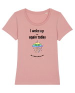 I woke up gay again Tricou mânecă scurtă guler larg fitted Damă Expresser
