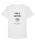 I woke up gay again Tricou mânecă scurtă guler larg Bărbat Skater