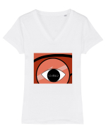 Big Data Tricou mânecă scurtă guler V Damă Evoker