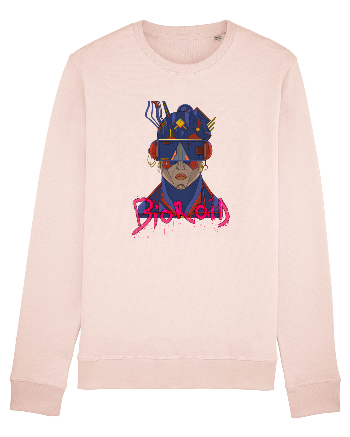 Bluză mânecă lungă Unisex Rise Candy Pink