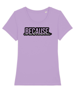 Because Combinatii Tricou mânecă scurtă guler larg fitted Damă Expresser