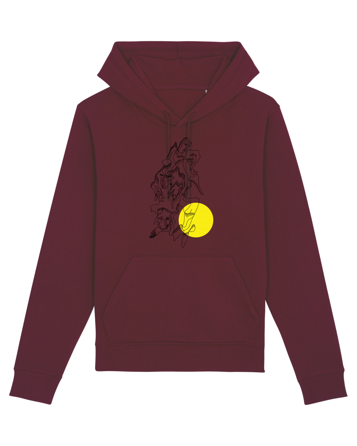 Hanorac Unisex Drummer Burgundy