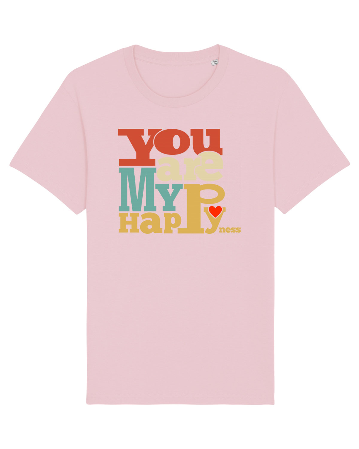Tricou mânecă scurtă Unisex Rocker Cotton Pink