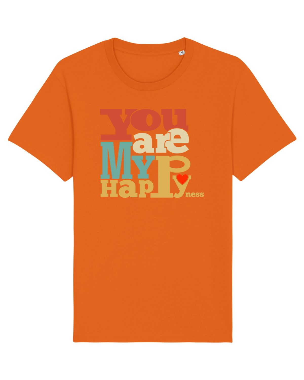 Tricou mânecă scurtă Unisex Rocker Bright Orange