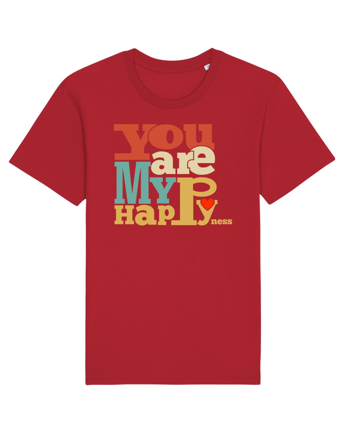 Tricou mânecă scurtă Unisex Rocker Red