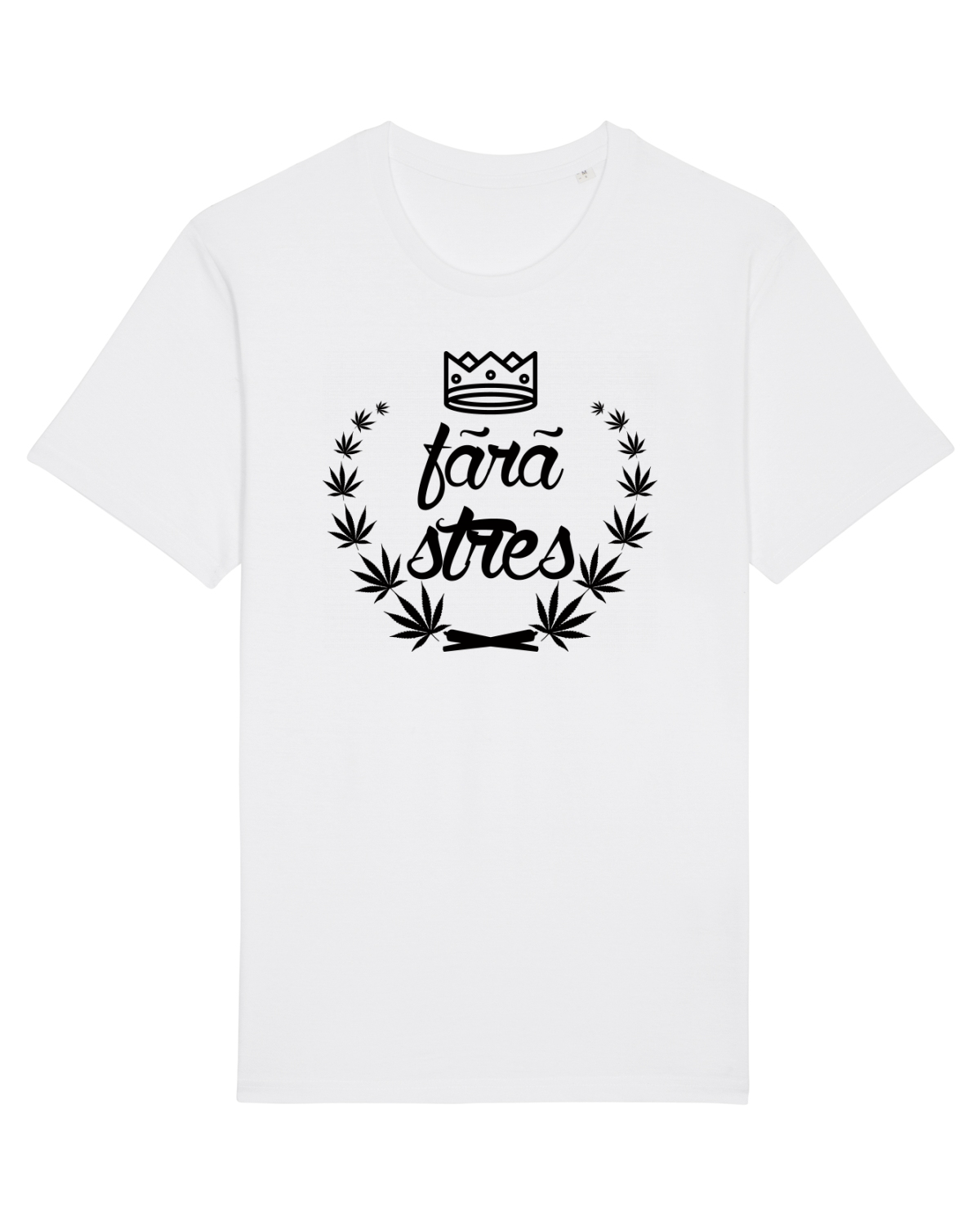 Tricou mânecă scurtă Unisex Rocker White