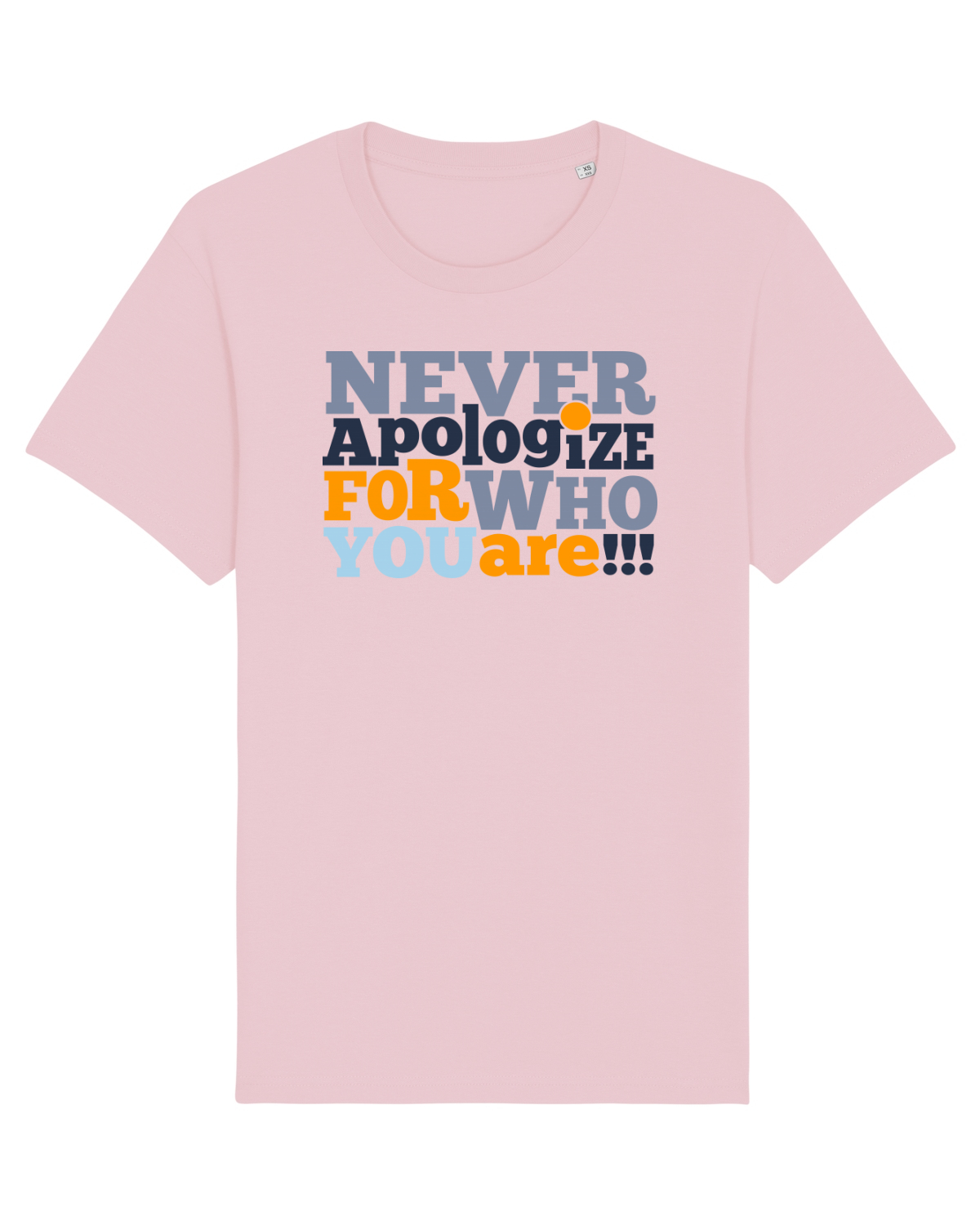 Tricou mânecă scurtă Unisex Rocker Cotton Pink