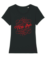 Fara Stres Tricou mânecă scurtă guler larg fitted Damă Expresser