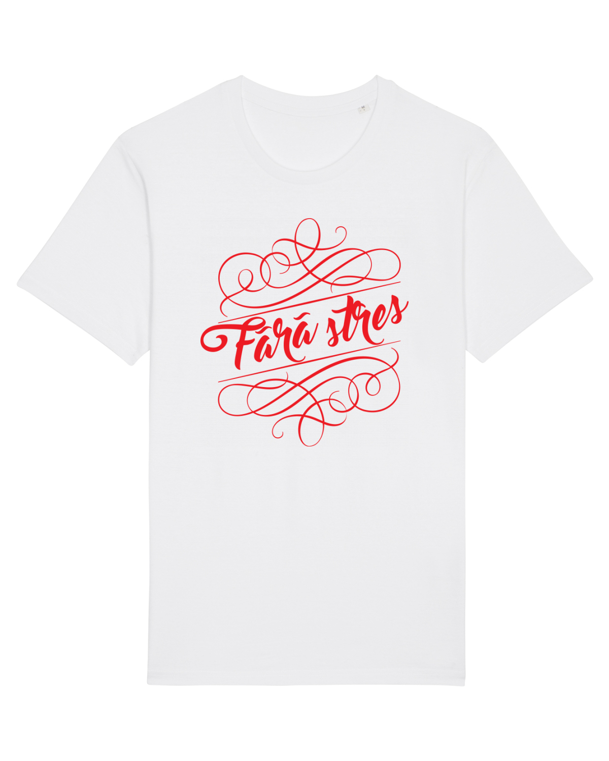 Tricou mânecă scurtă Unisex Rocker White