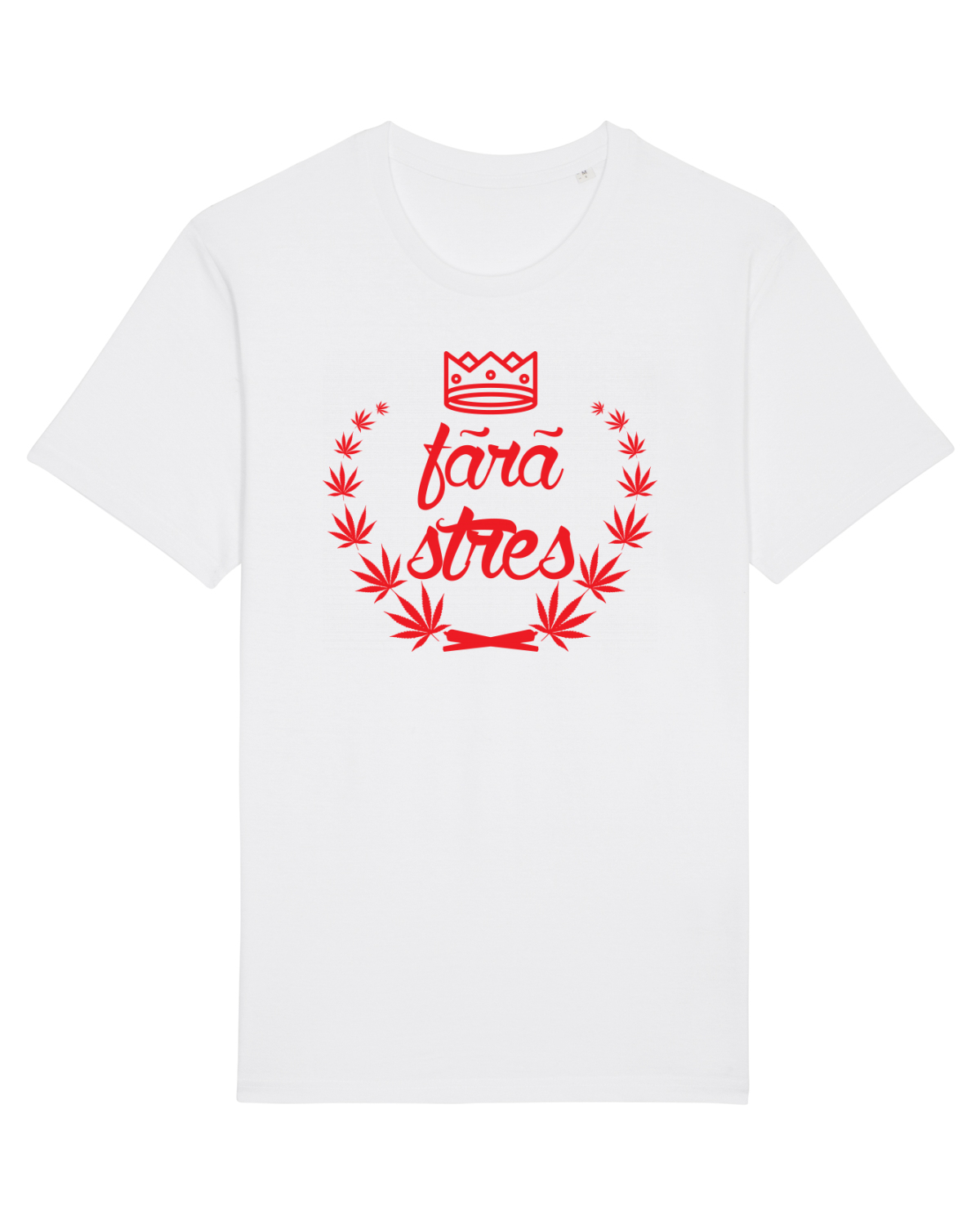 Tricou mânecă scurtă Unisex Rocker White