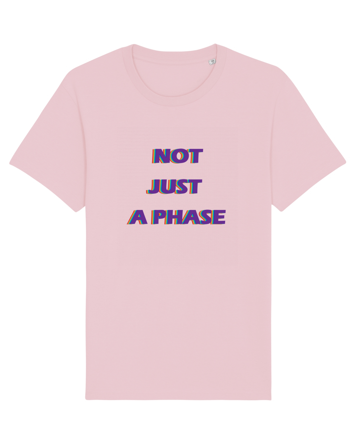 Tricou mânecă scurtă Unisex Rocker Cotton Pink