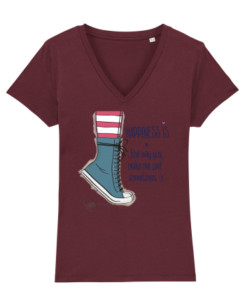 Fericire Burgundy
