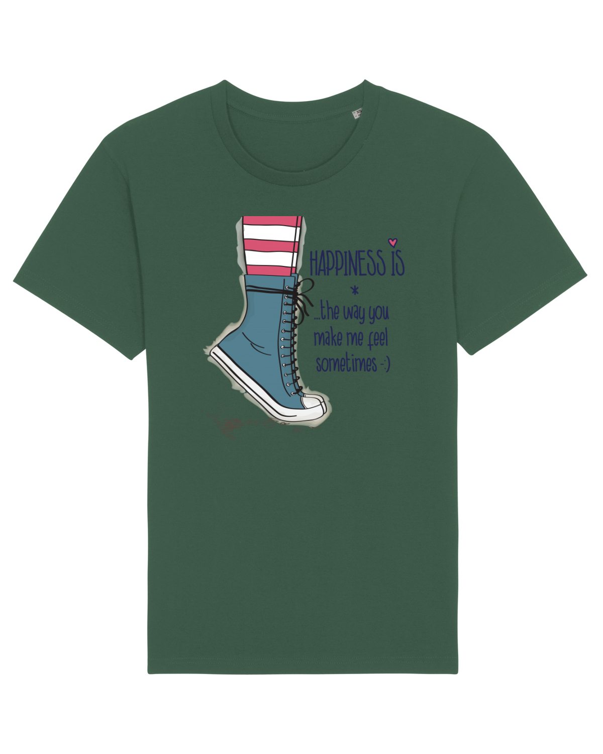 Tricou mânecă scurtă Unisex Rocker Bottle Green