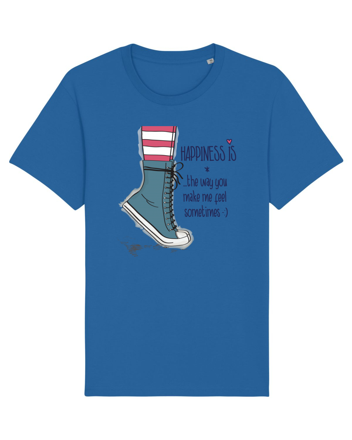 Tricou mânecă scurtă Unisex Rocker Royal Blue