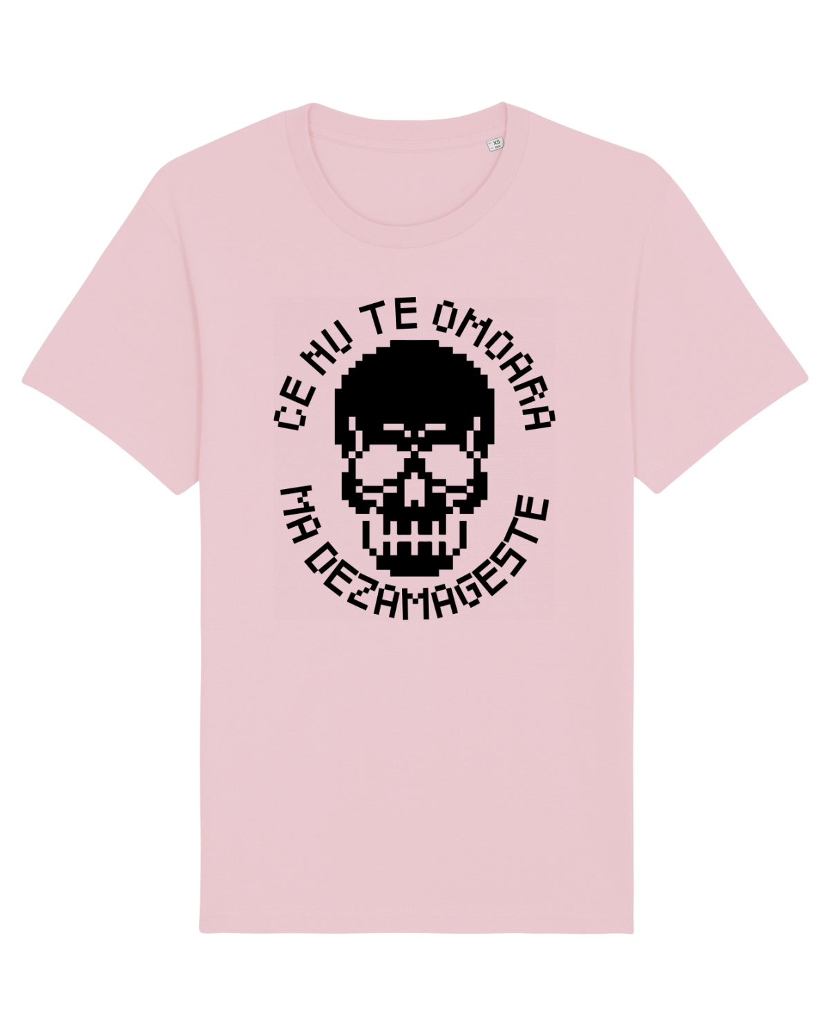 Tricou mânecă scurtă Unisex Rocker Cotton Pink