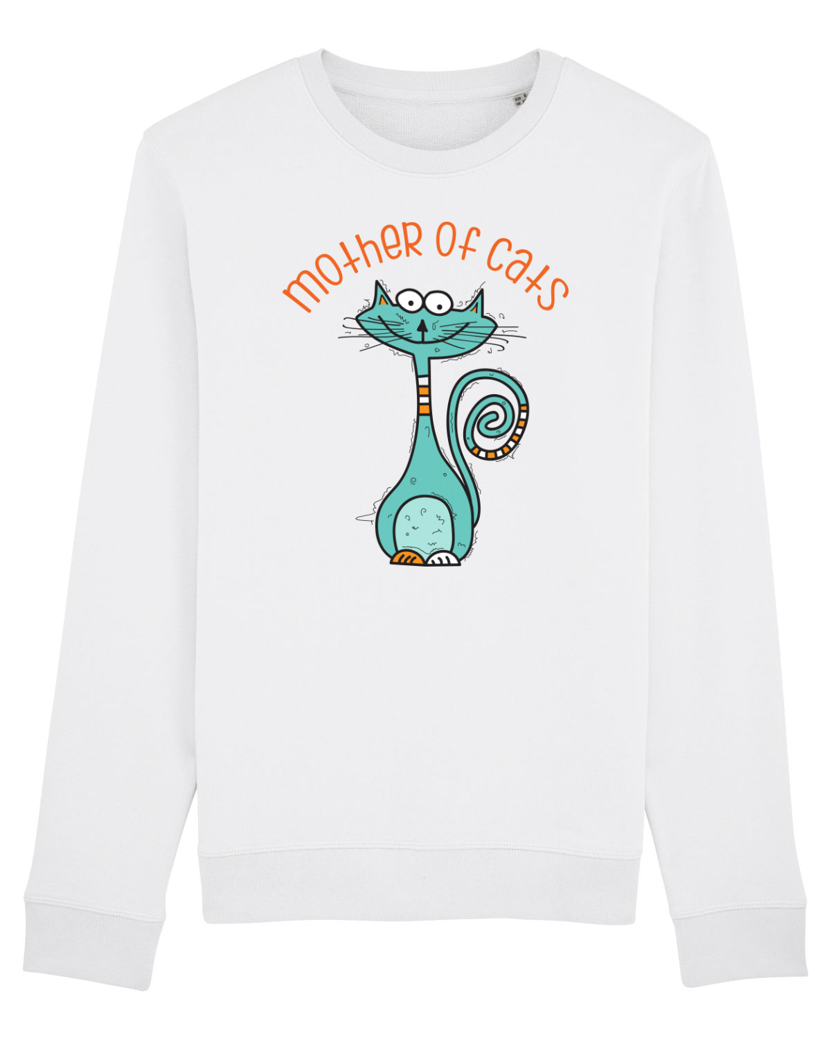 Bluză mânecă lungă Unisex Rise White