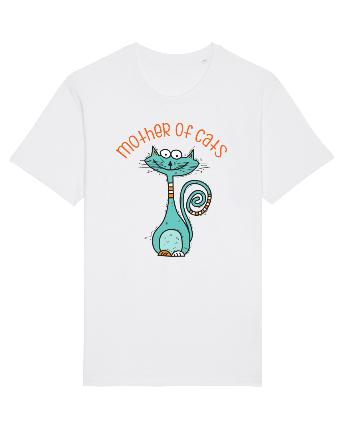 Tricou mânecă scurtă Unisex Rocker White