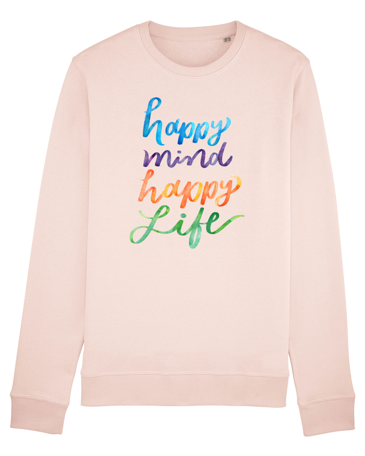 Bluză mânecă lungă Unisex Rise Candy Pink
