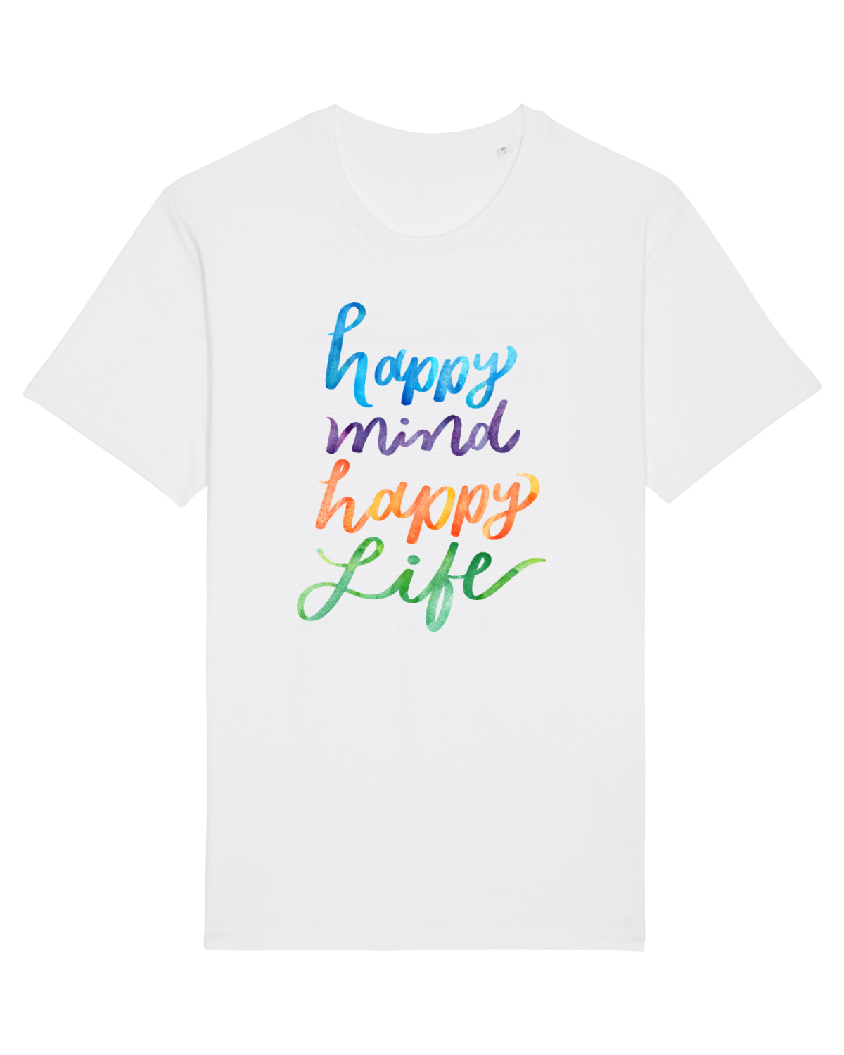 Tricou mânecă scurtă Unisex Rocker White