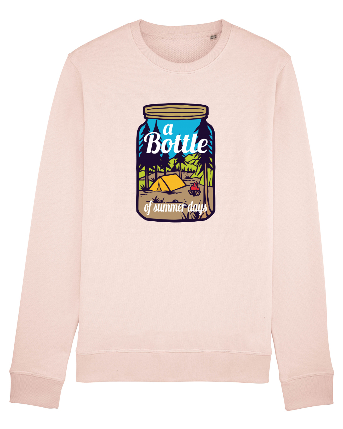 Bluză mânecă lungă Unisex Rise Candy Pink