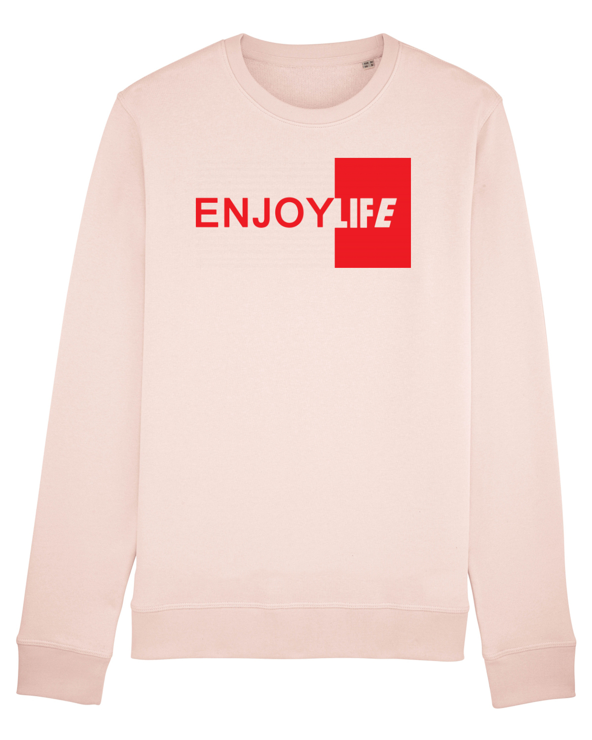 Bluză mânecă lungă Unisex Rise Candy Pink