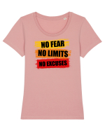 No limits Tricou mânecă scurtă guler larg fitted Damă Expresser