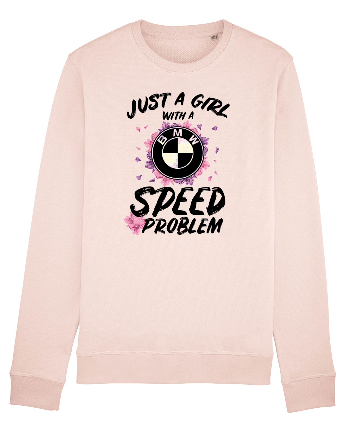 Bluză mânecă lungă Unisex Rise Candy Pink