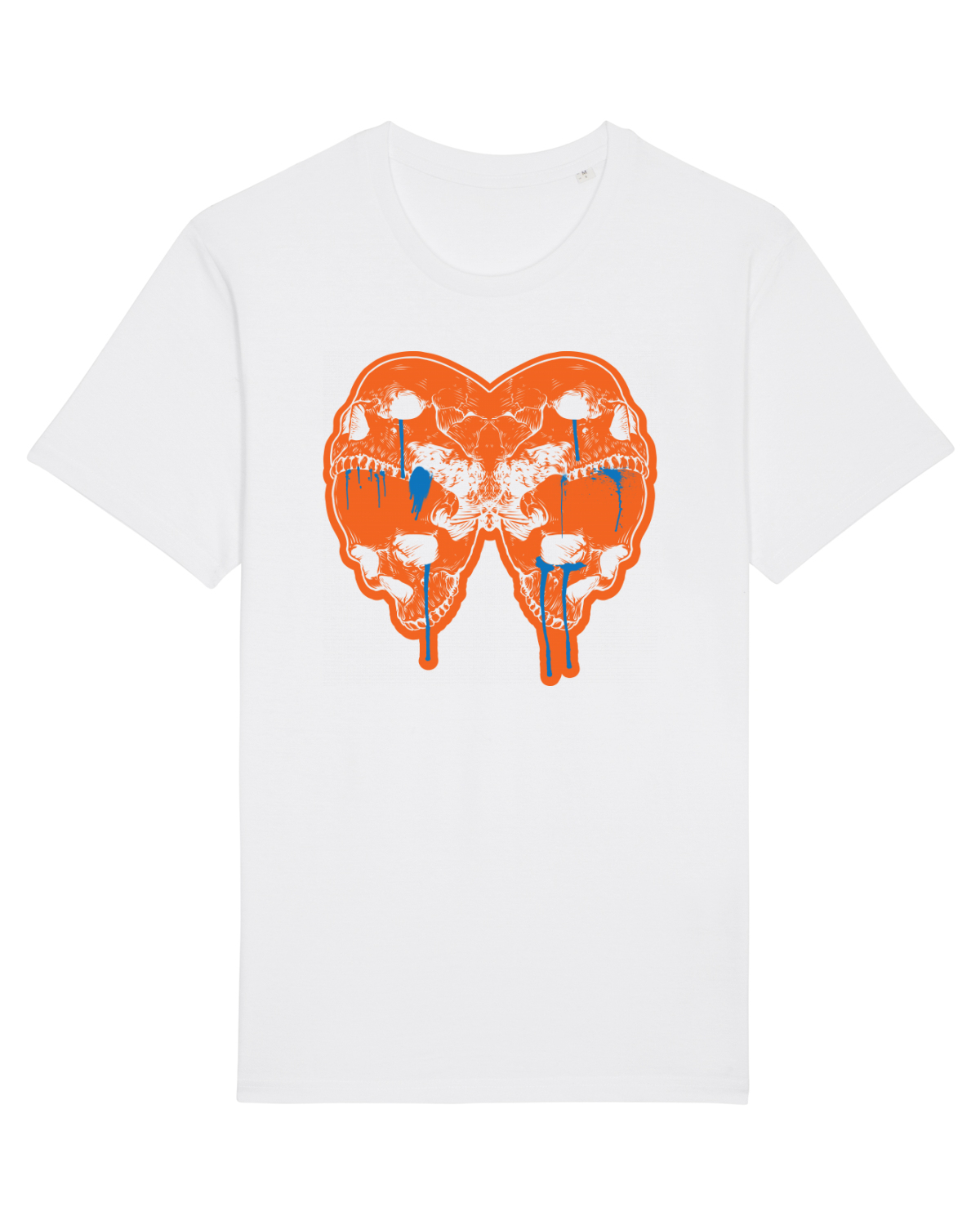 Tricou mânecă scurtă Unisex Rocker White