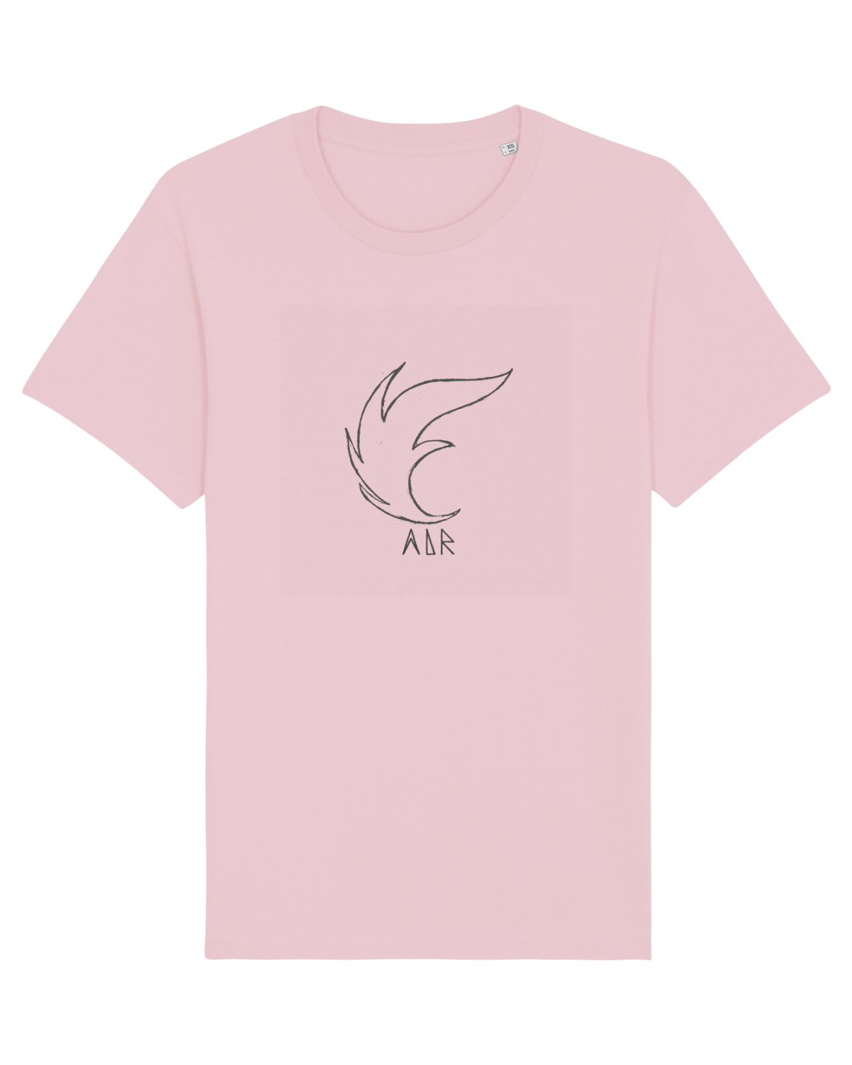 Tricou mânecă scurtă Unisex Rocker Cotton Pink