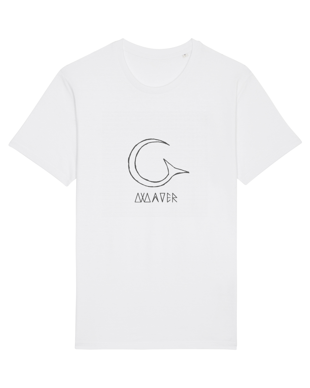 Tricou mânecă scurtă Unisex Rocker White