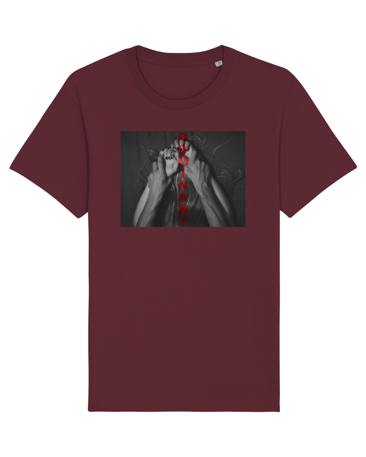Tricou mânecă scurtă Unisex Rocker Burgundy