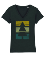 Take me to the woods Tricou mânecă scurtă guler V Damă Evoker