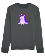 Adorabilul Unicorn :) Bluză mânecă lungă Unisex Rise