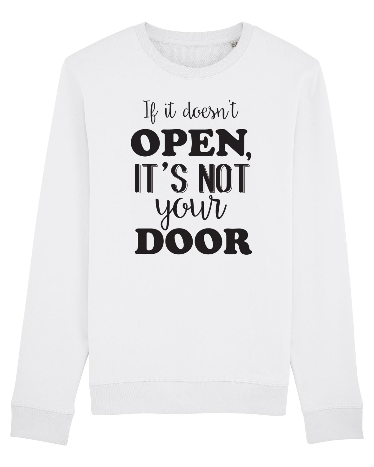 Bluză mânecă lungă Unisex Rise White