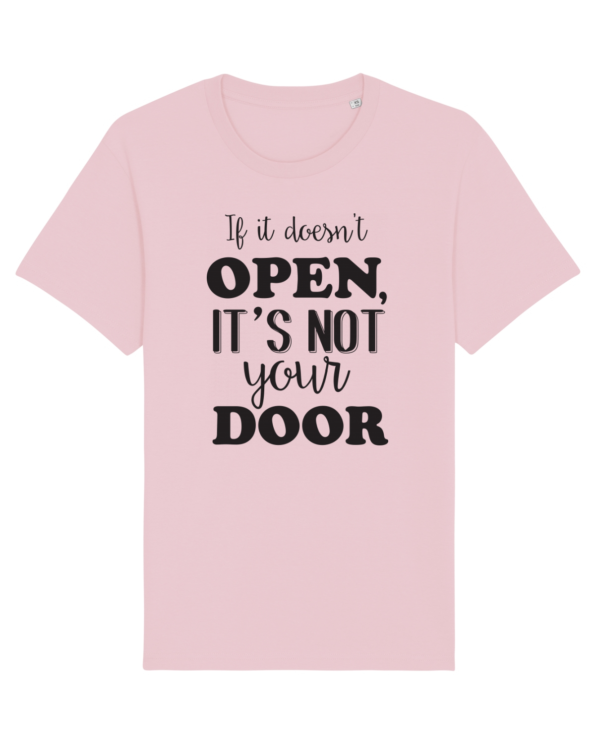 Tricou mânecă scurtă Unisex Rocker Cotton Pink