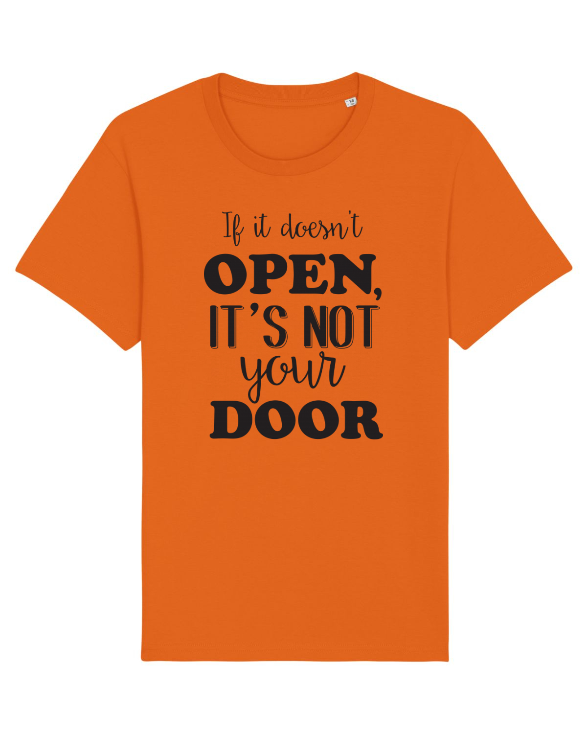 Tricou mânecă scurtă Unisex Rocker Bright Orange