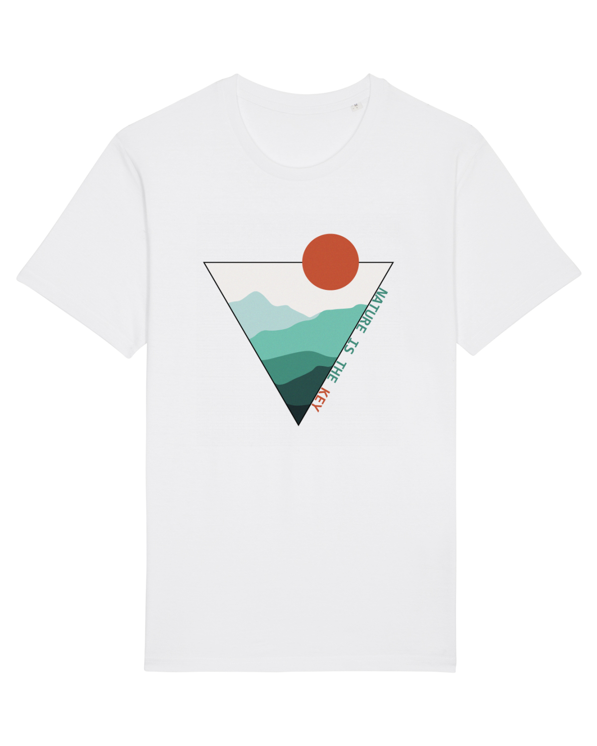 Tricou mânecă scurtă Unisex Rocker White