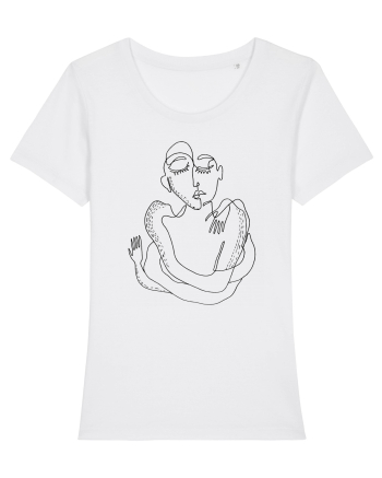 Self embrace White
