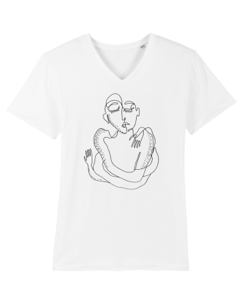 Self embrace White