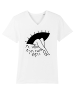 Te văd așa cum ești Tricou mânecă scurtă guler V Bărbat Presenter