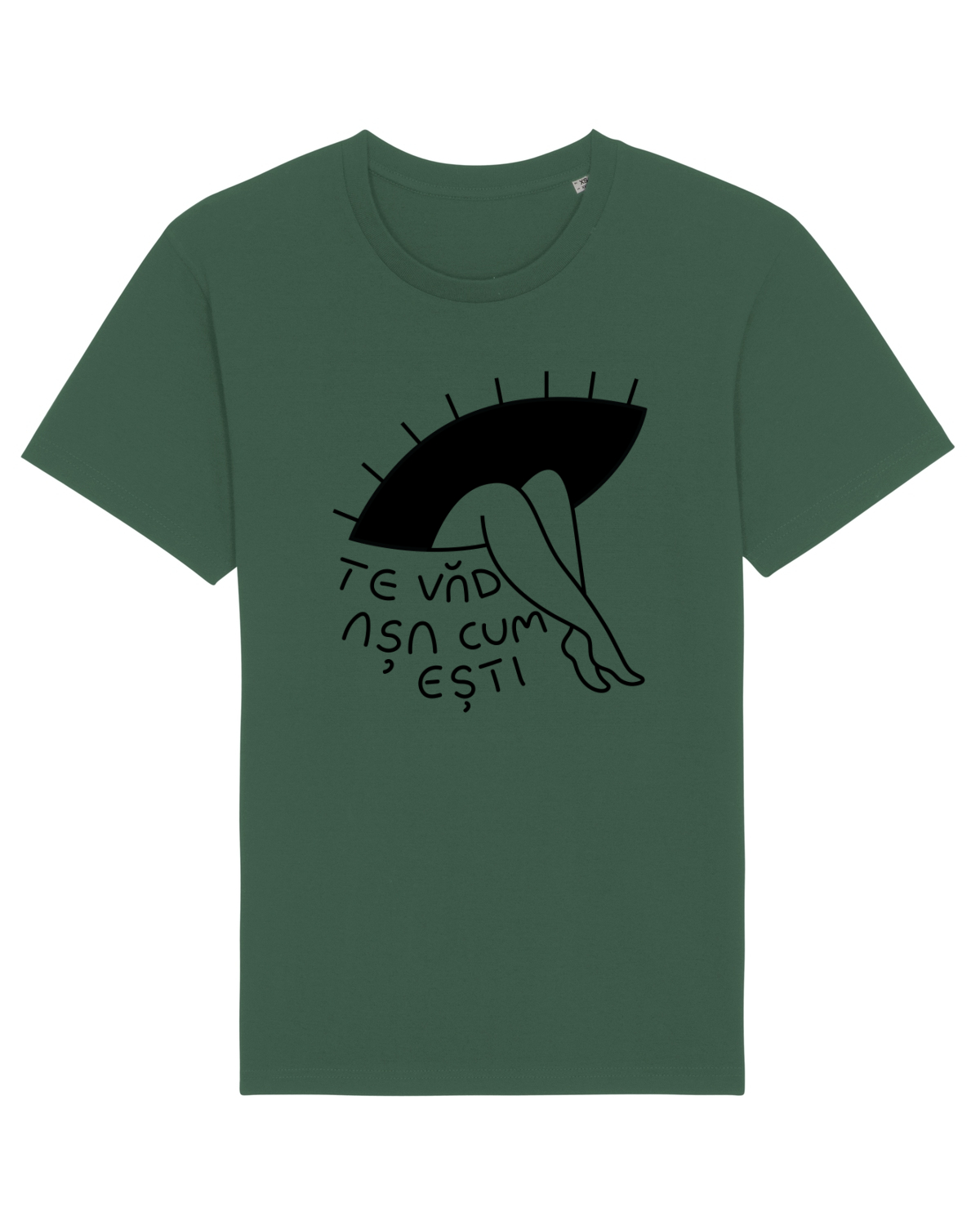 Tricou mânecă scurtă Unisex Rocker Bottle Green