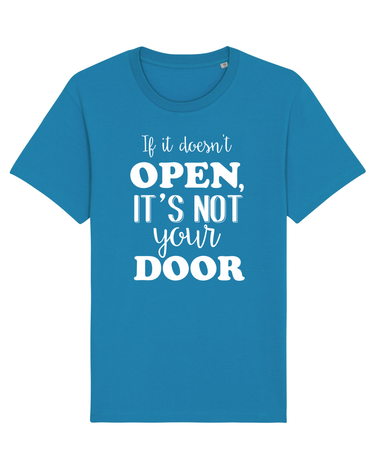 Tricou mânecă scurtă Unisex Rocker Azur