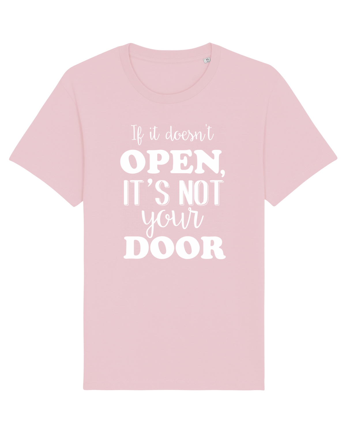 Tricou mânecă scurtă Unisex Rocker Cotton Pink