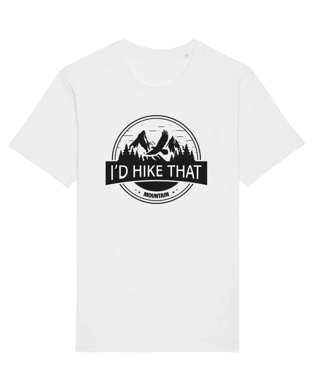 Tricou mânecă scurtă Unisex Rocker White