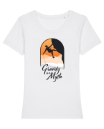 Gravity is a Myth Tricou mânecă scurtă guler larg fitted Damă Expresser