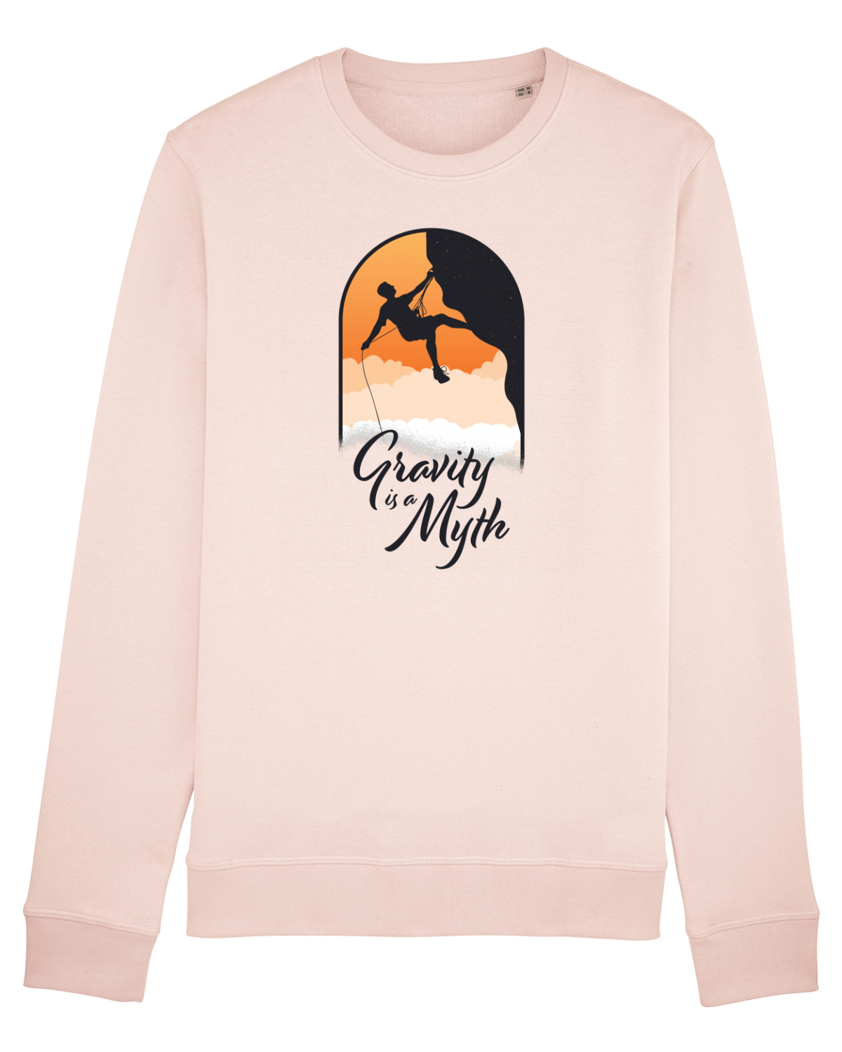Bluză mânecă lungă Unisex Rise Candy Pink