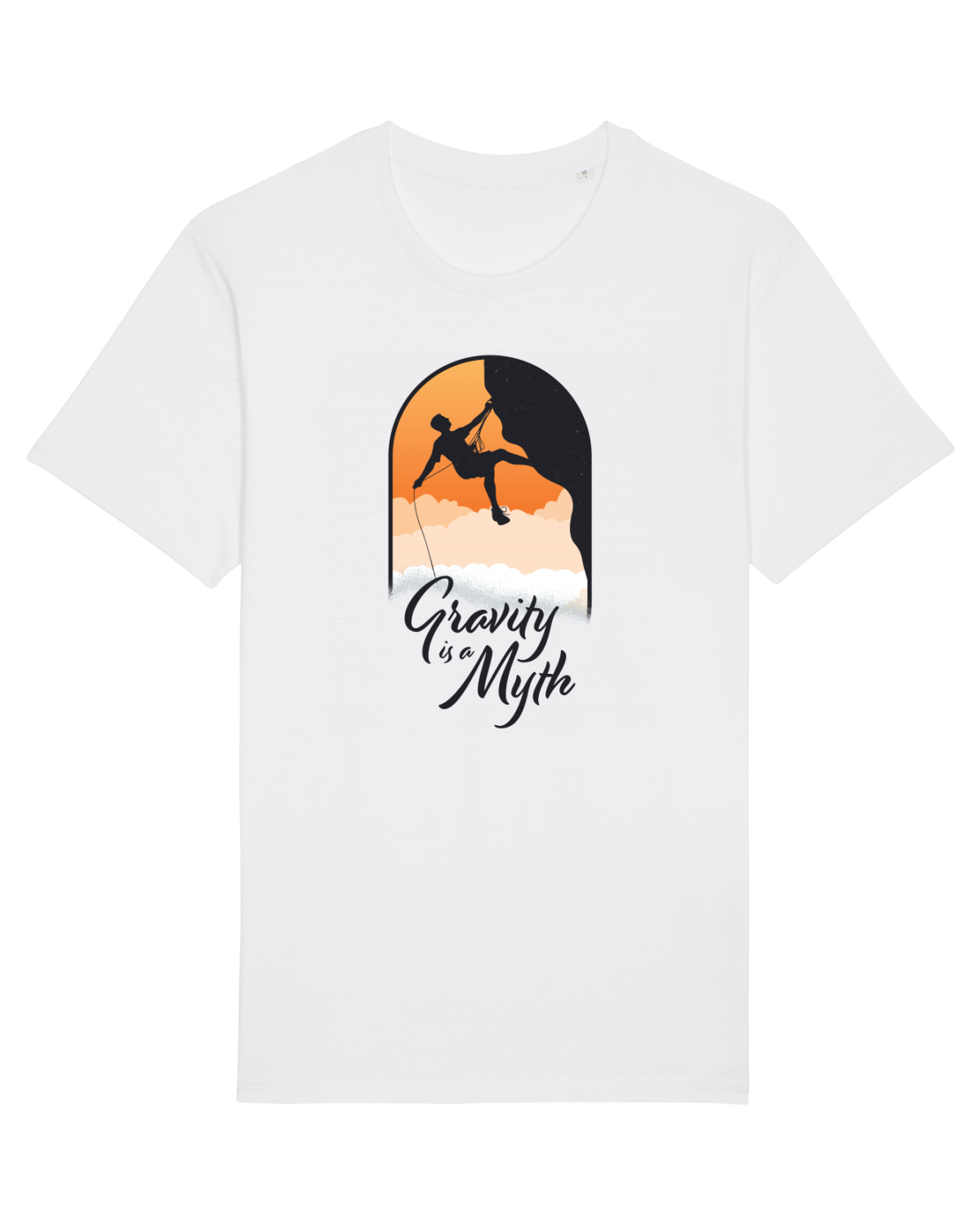 Tricou mânecă scurtă Unisex Rocker White