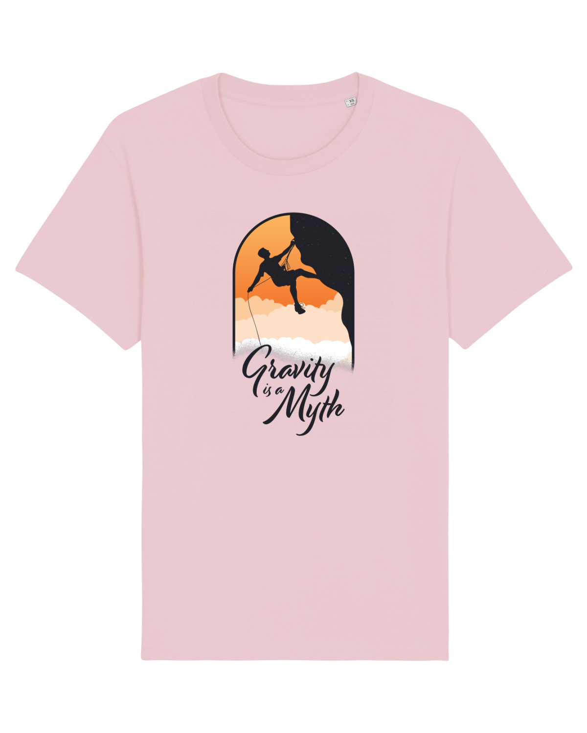 Tricou mânecă scurtă Unisex Rocker Cotton Pink