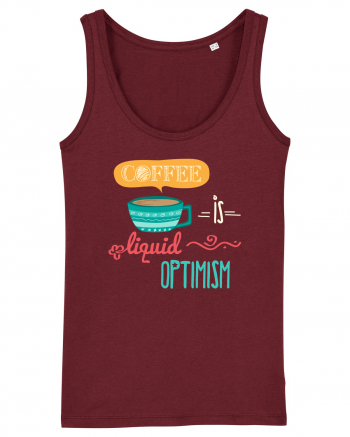 Cafea optimistă Burgundy